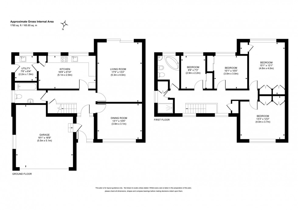 Floorplan for Farlington Close, Haywards Heath, RH16
