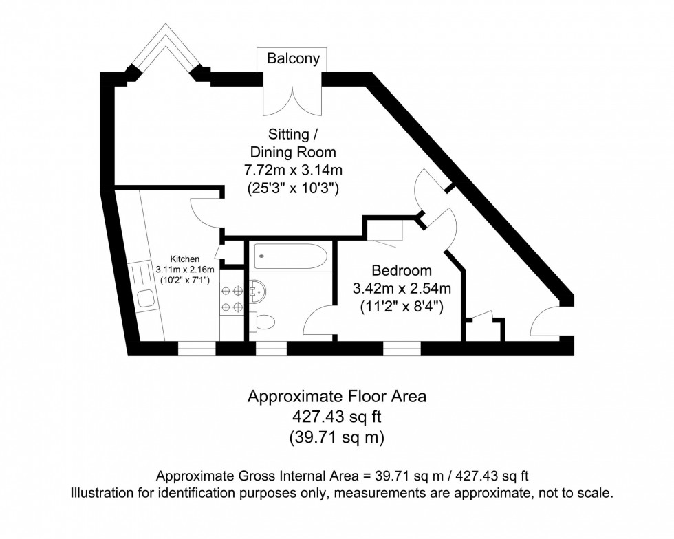 Floorplan for Broomans Lane, Broomans Court Broomans Lane, BN7
