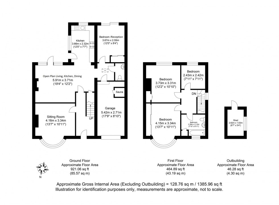 Floorplan for Lewes Road, Ringmer, BN8