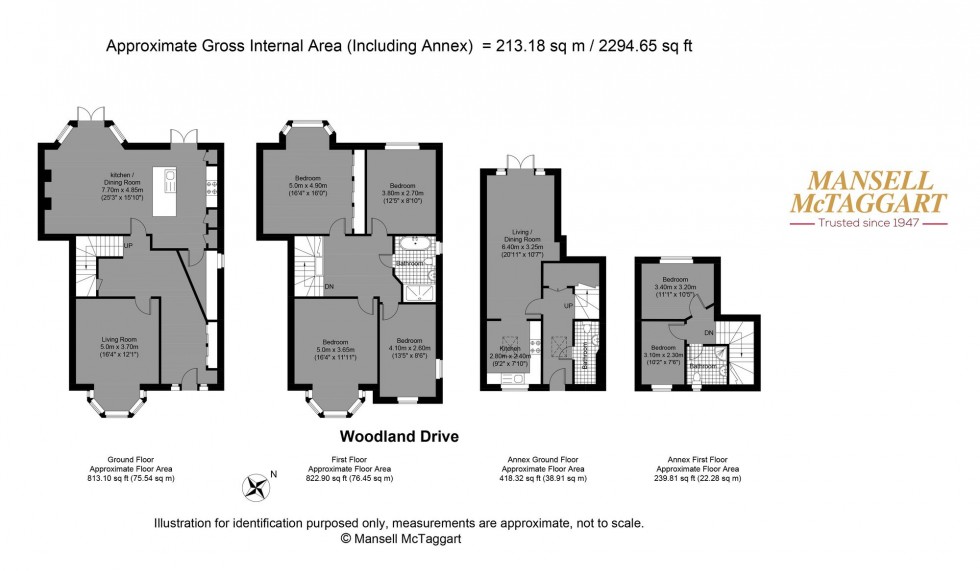 Floorplan for Woodland Drive, Hove, BN3