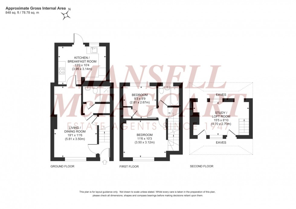 Floorplan for The Kiln, Burgess Hill, RH15