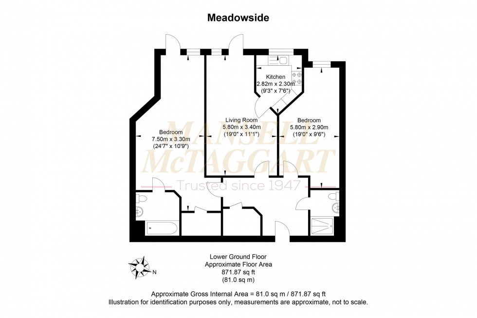 Floorplan for Meadowside, Storrington, RH20