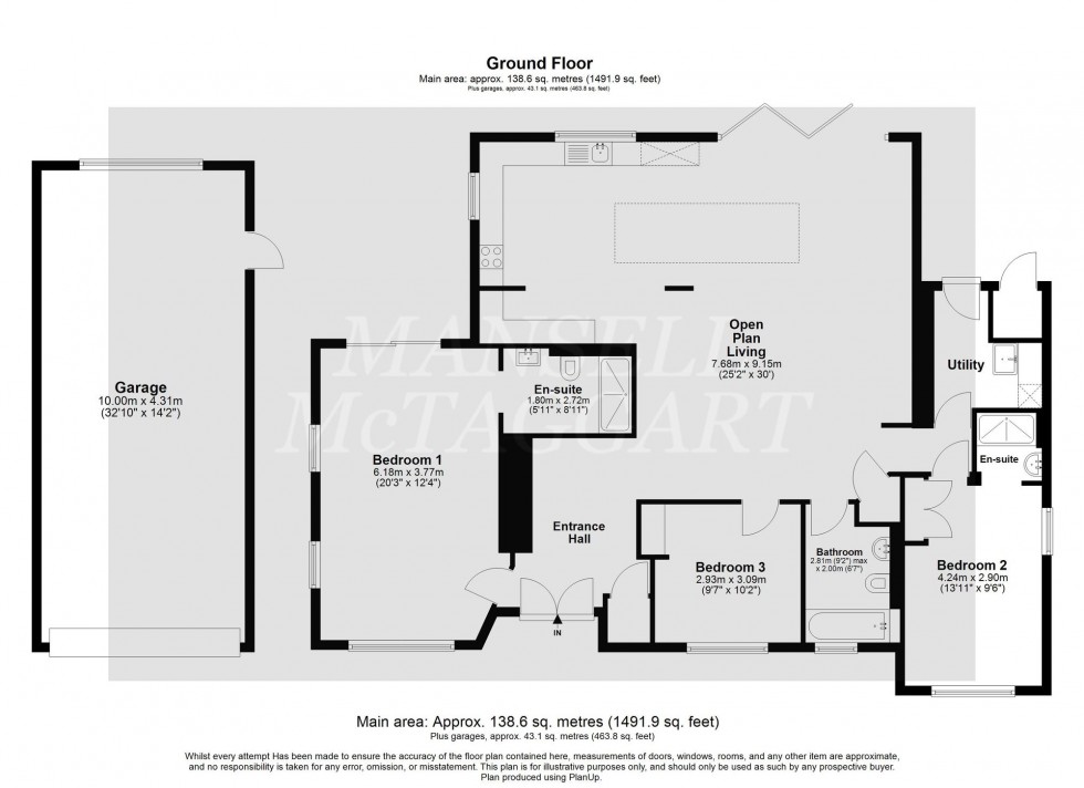 Floorplan for Herons Lea, Copthorne, RH10