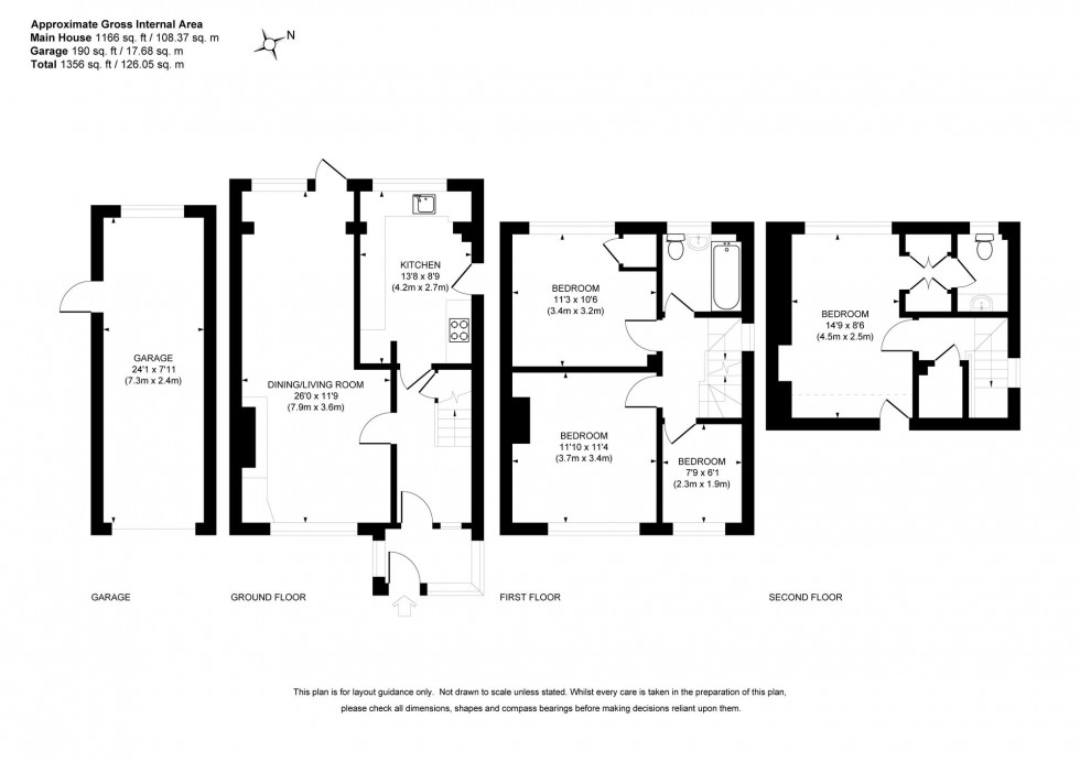 Floorplan for Sunnywood Drive, Haywards Heath, RH16