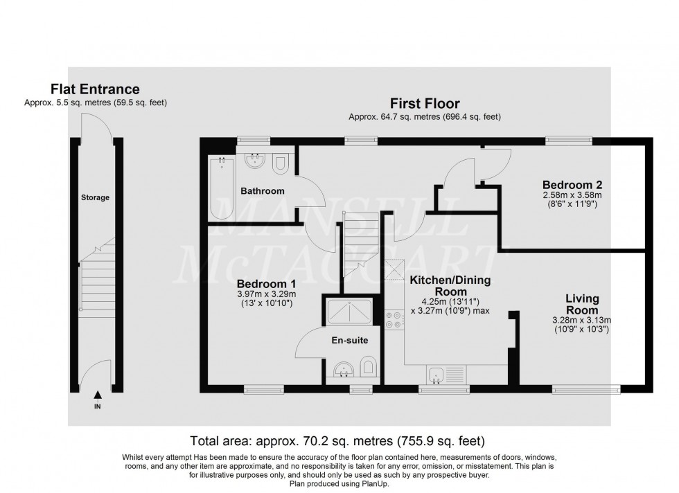 Floorplan for Valley Drive, Tinsley Green, RH10