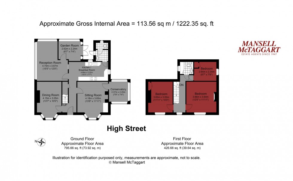 Floorplan for High Street, Steyning, BN44
