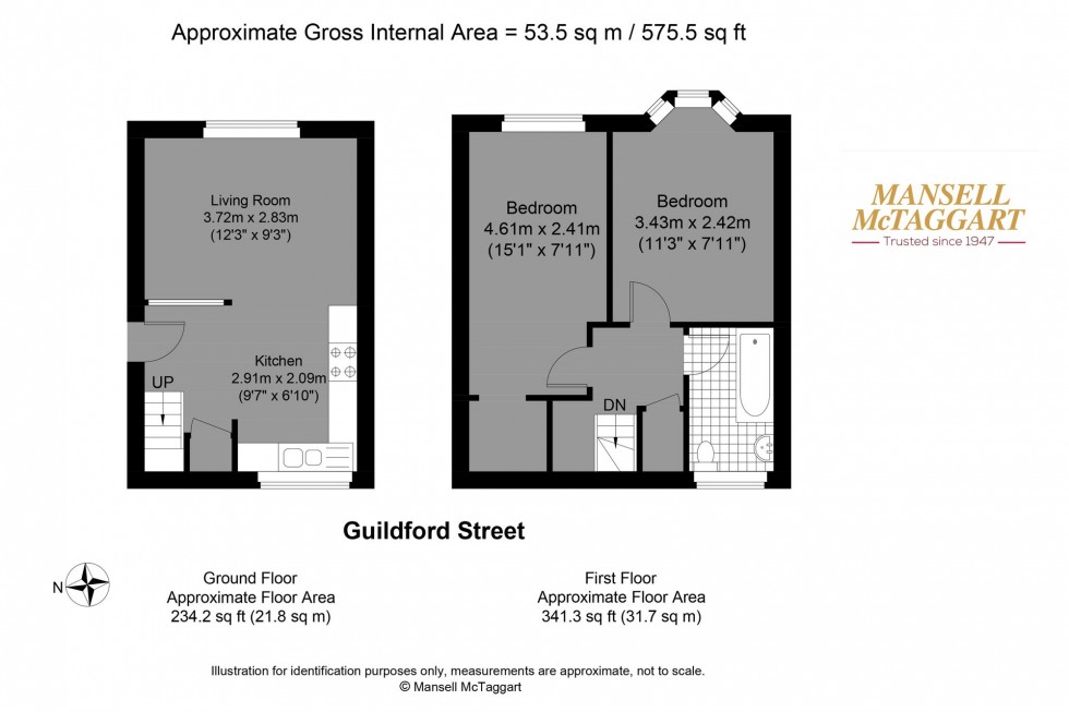 Floorplan for Guildford Street, Brighton, BN1