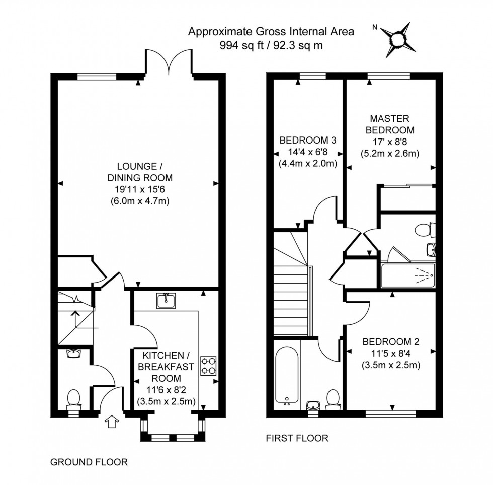 Floorplan for Folders Lane, Burgess Hill, RH15