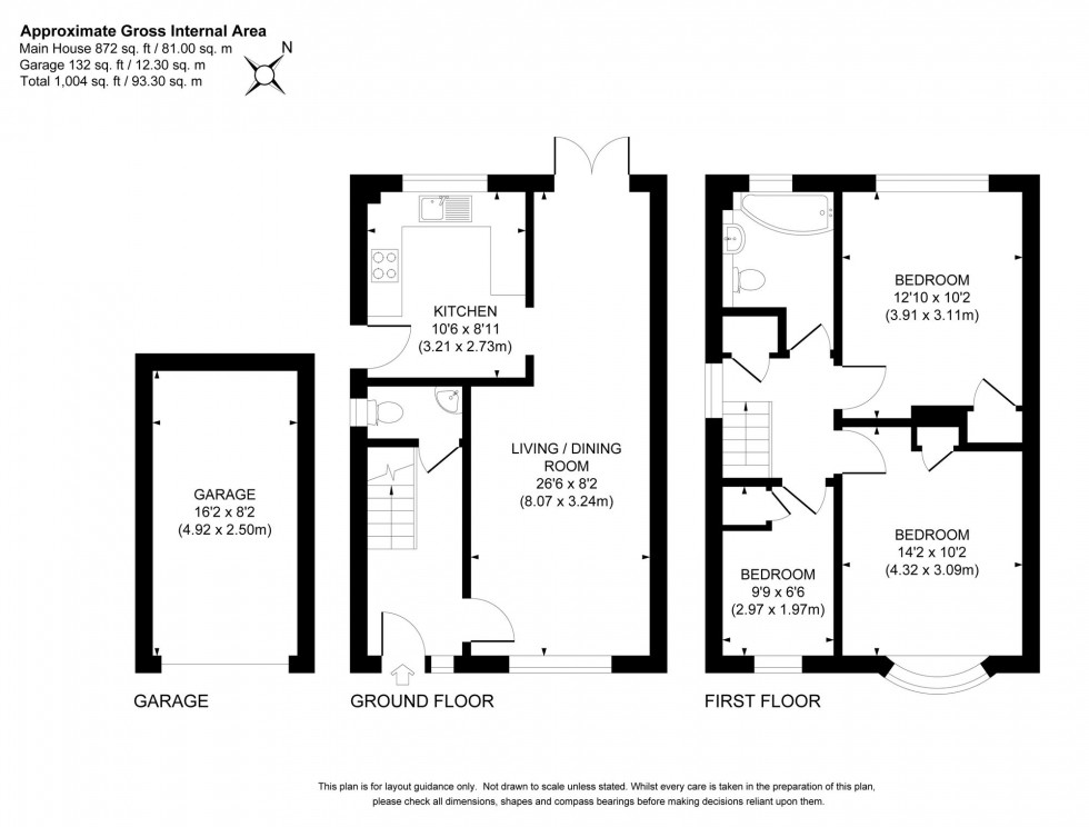 Floorplan for Meadow Drive, Lindfield, RH16