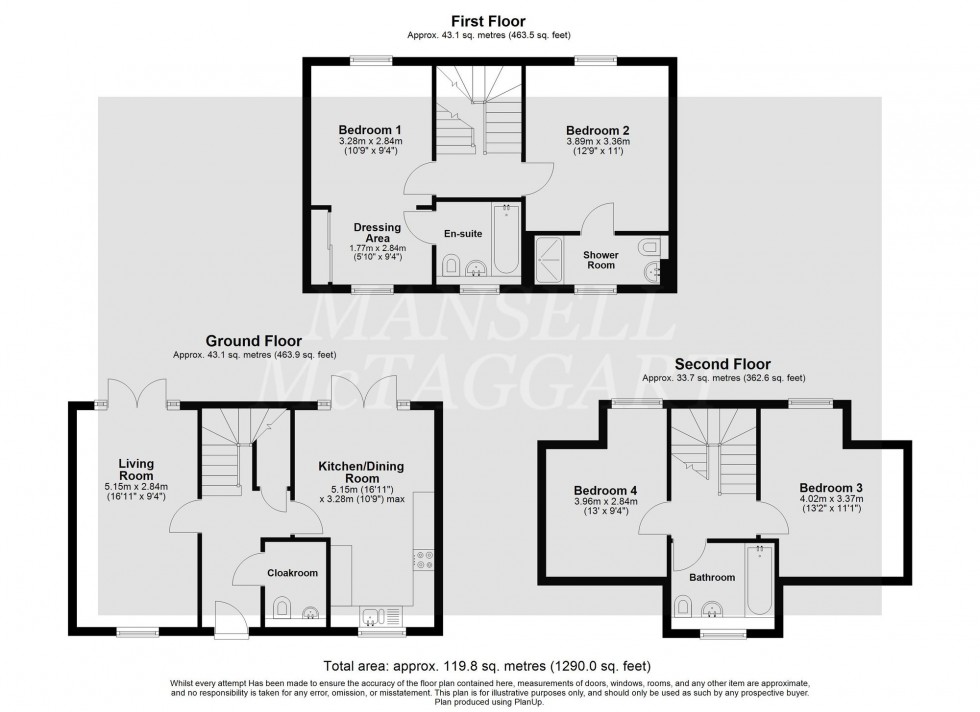 Floorplan for Steers Lane, Forge Wood, RH10