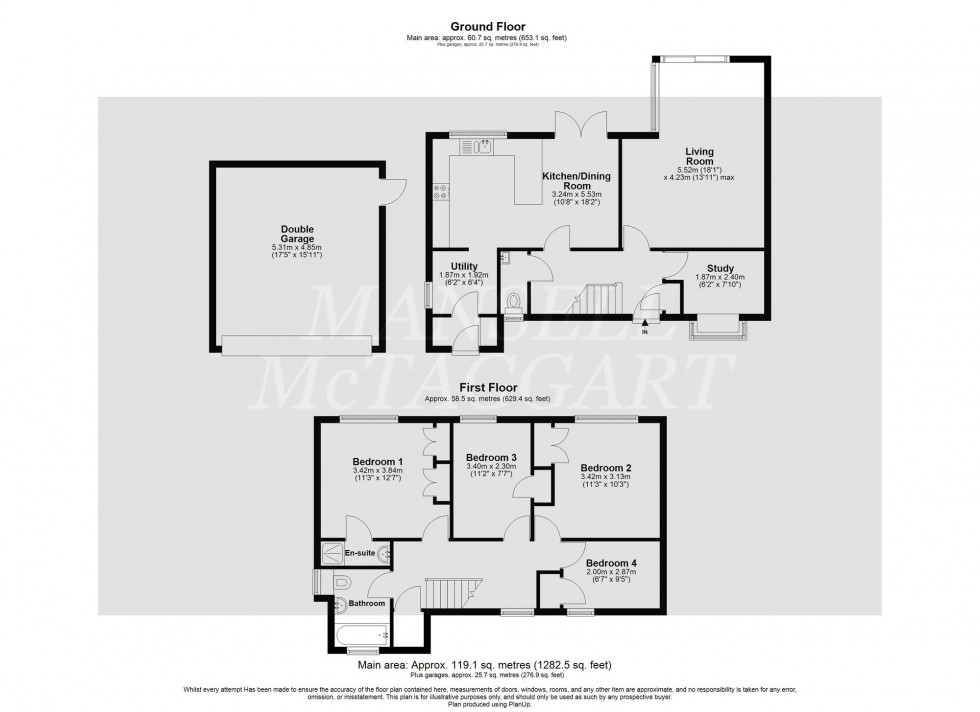 Floorplan for Erica Way, Copthorne, RH10