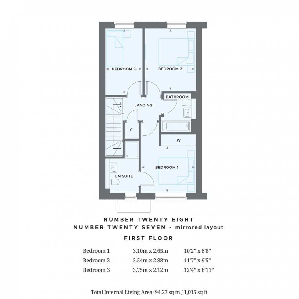 Floorplan for Kiln Wood Lane, Wivelsfield Green, RH17