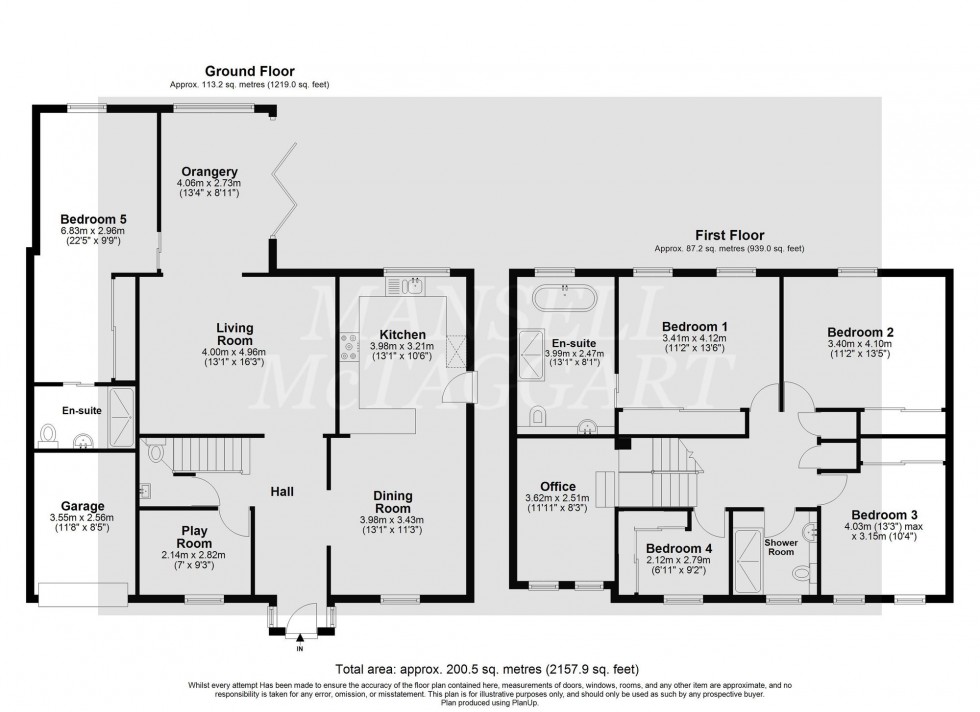 Floorplan for Tiltwood Drive, Crawley Down, RH10