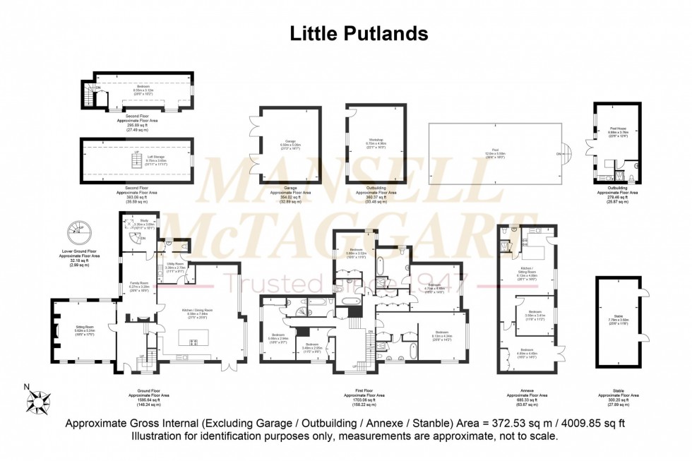 Floorplan for Fairwarp, Uckfield, TN22