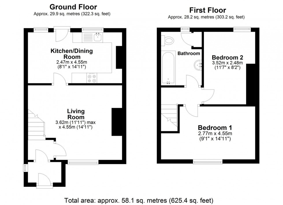 Floorplan for East Street, Turners Hill, RH10