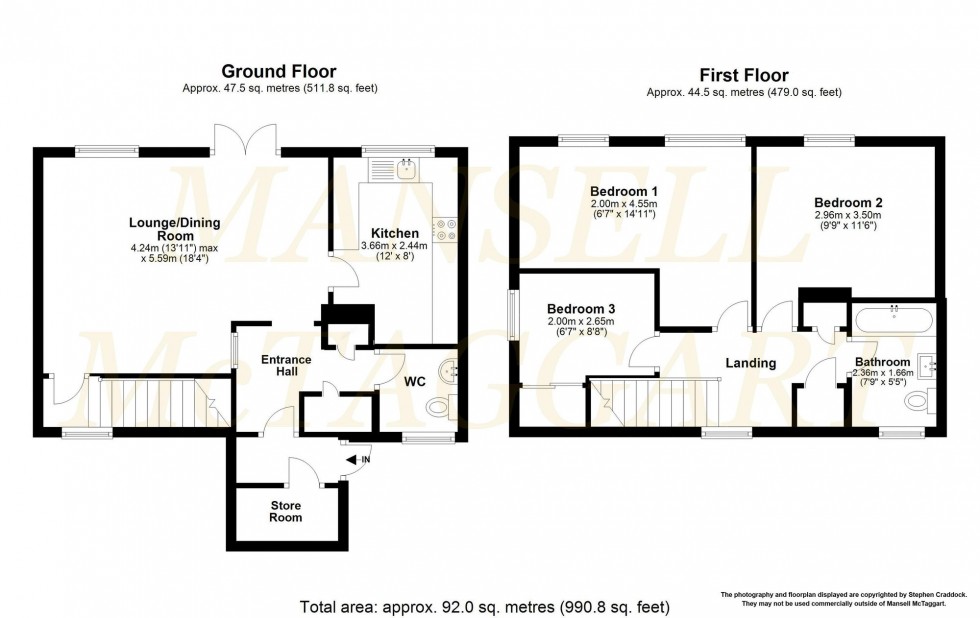 Floorplan for Yewlands Walk, Ifield, RH11