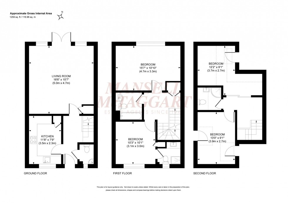 Floorplan for Terracotta Lane, Burgess Hill, RH15