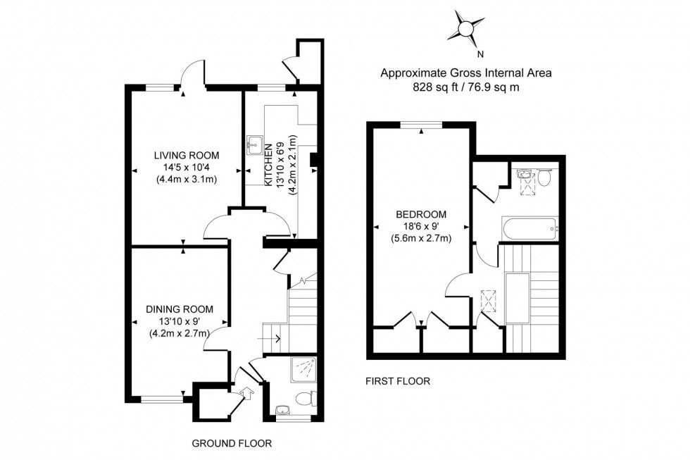 Floorplan for Tower House Close, Cuckfield, RH17