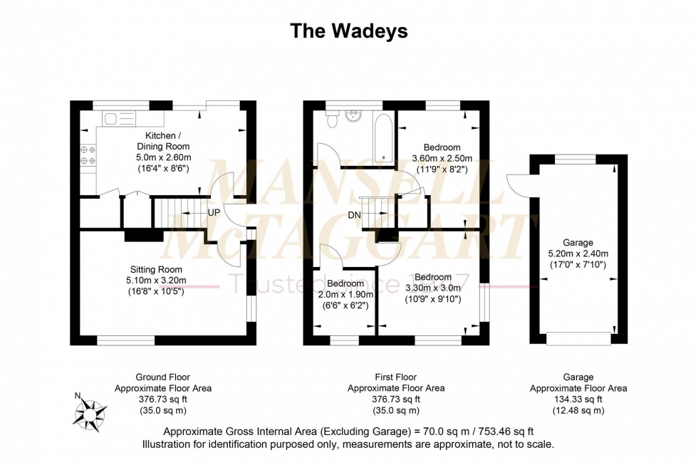 Floorplan for The Wadeys, Billingshurst, RH14