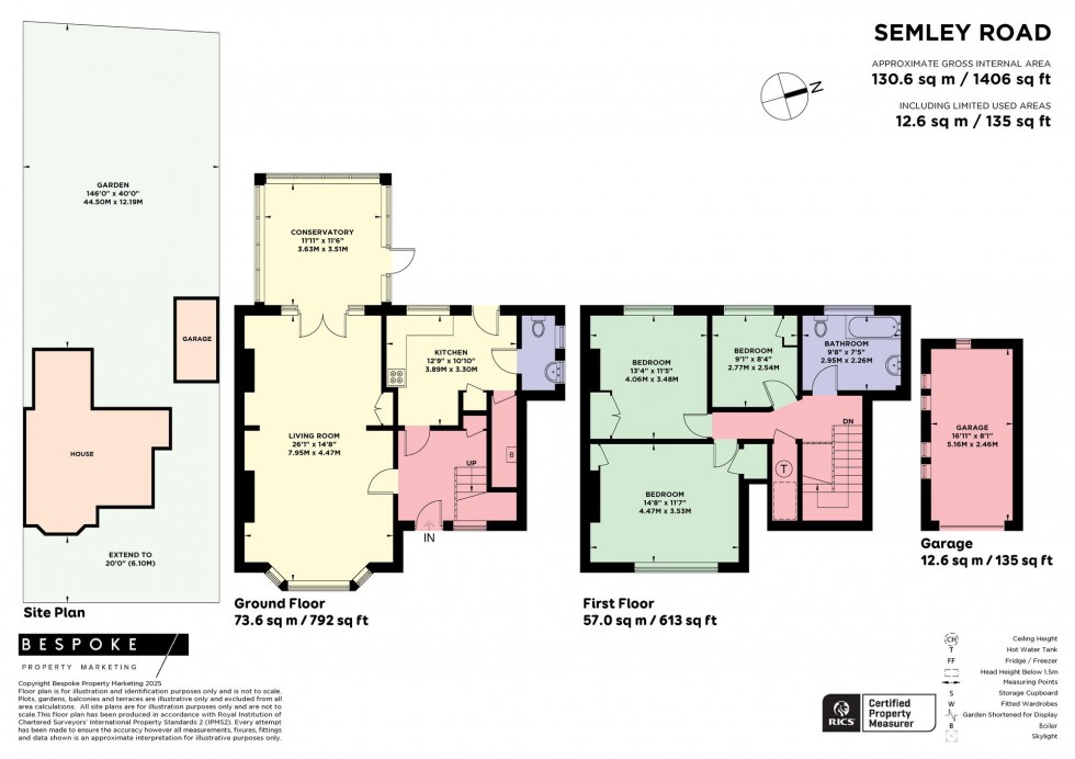 Floorplan for Semley Road, Hassocks, BN6