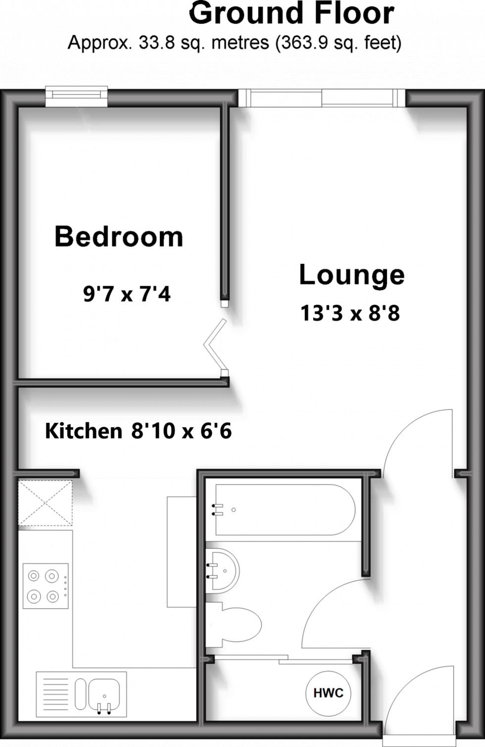 Floorplan for Great Heathmead, Laurel House Great Heathmead, RH16
