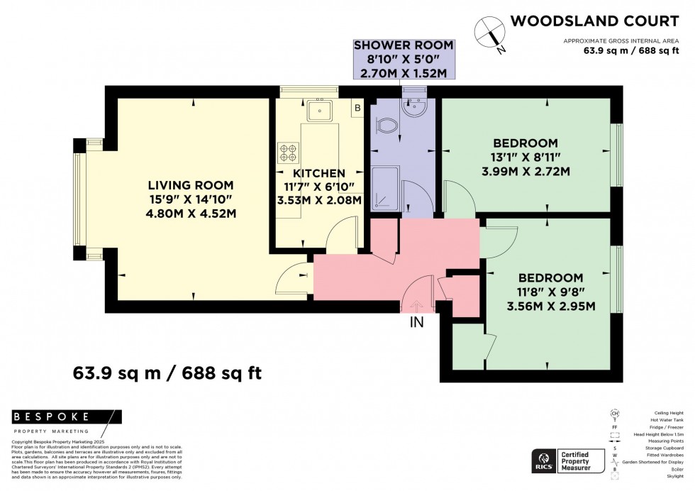 Floorplan for Woodsland Road, Hassocks, BN6