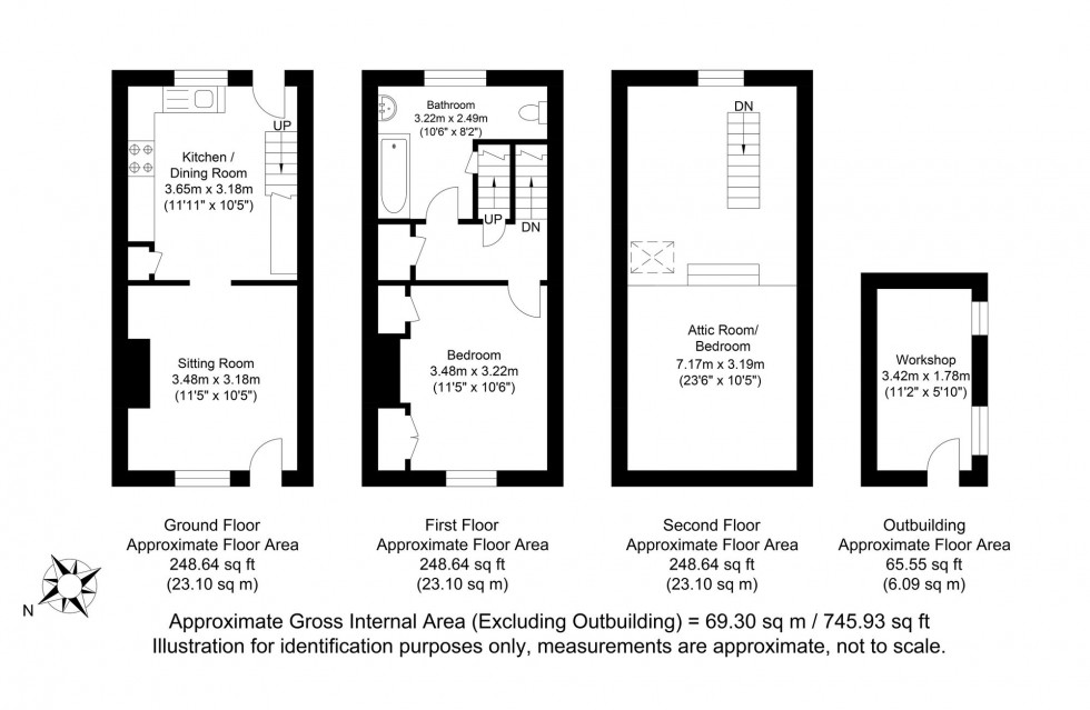 Floorplan for North Road, Ringmer, BN8