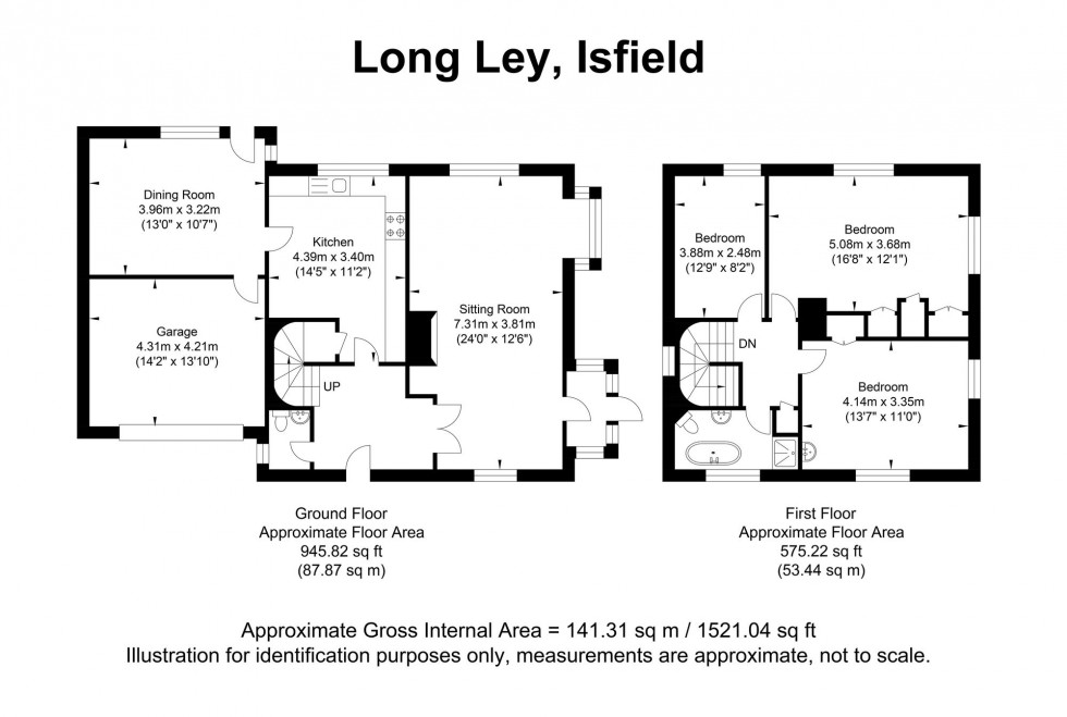 Floorplan for Isfield, Uckfield, TN22