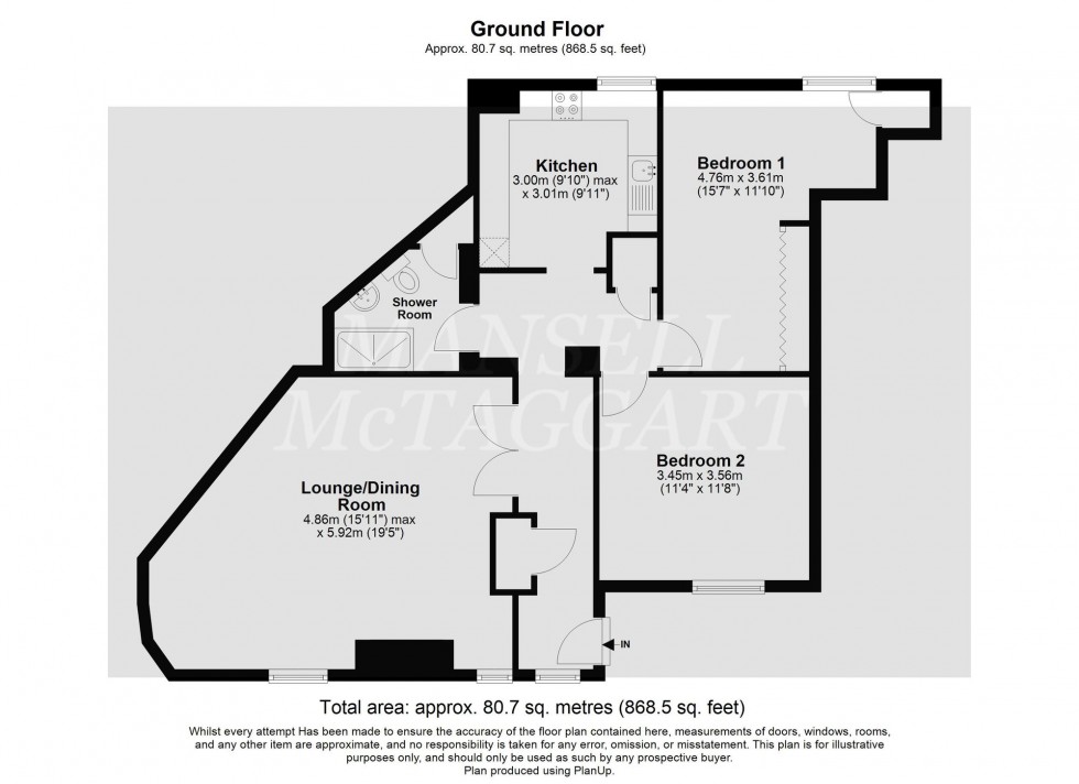 Floorplan for St. Francis Gardens, Copthorne, RH10