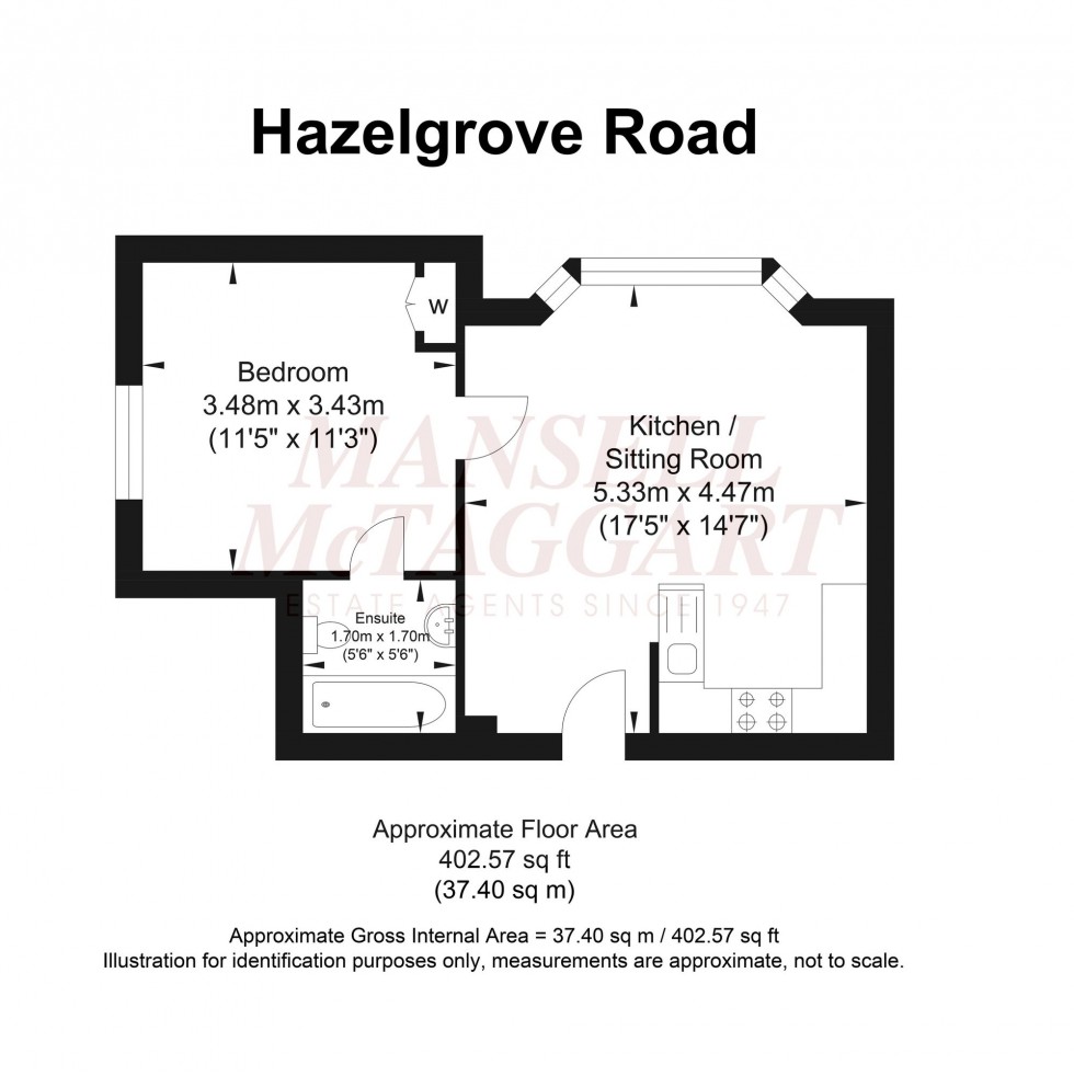 Floorplan for Hazelgrove Road, Haywards Heath, RH16
