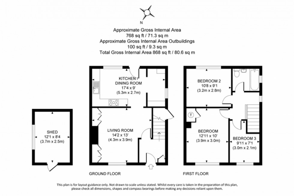 Floorplan for Boston Road, Haywards Heath, RH16