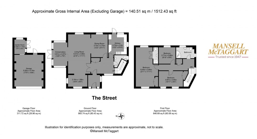 Floorplan for The Street, Bramber, BN44