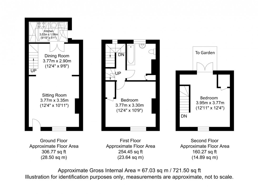 Floorplan for Paddock Road, Lewes, BN7