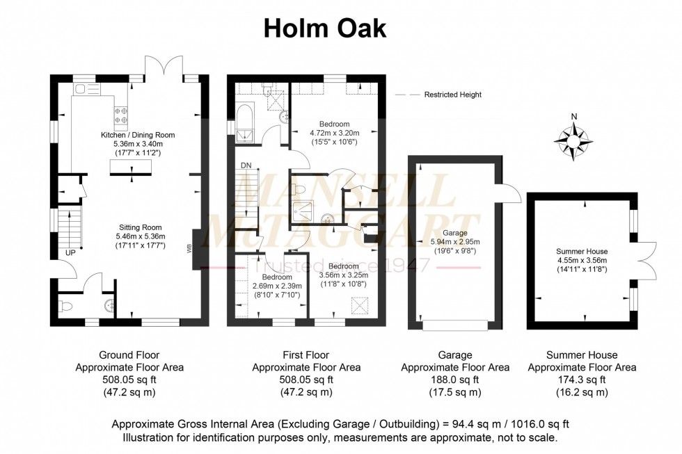 Floorplan for Holm Oak, Storrington, RH20
