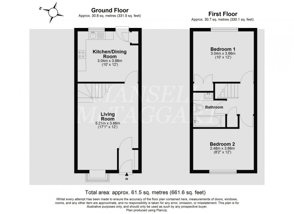 Floorplan for Hollingbourne Crescent, Crawley, RH11