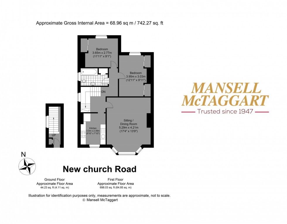 Floorplan for New Church Road, Hove, BN3