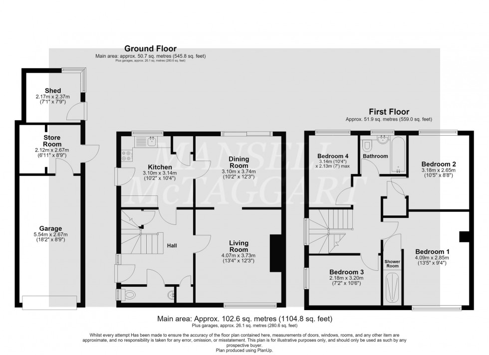 Floorplan for Newmarket Road, Crawley, RH10