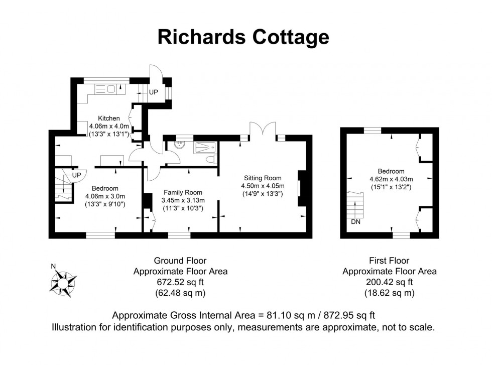Floorplan for Cackle Street, Nutley, TN22