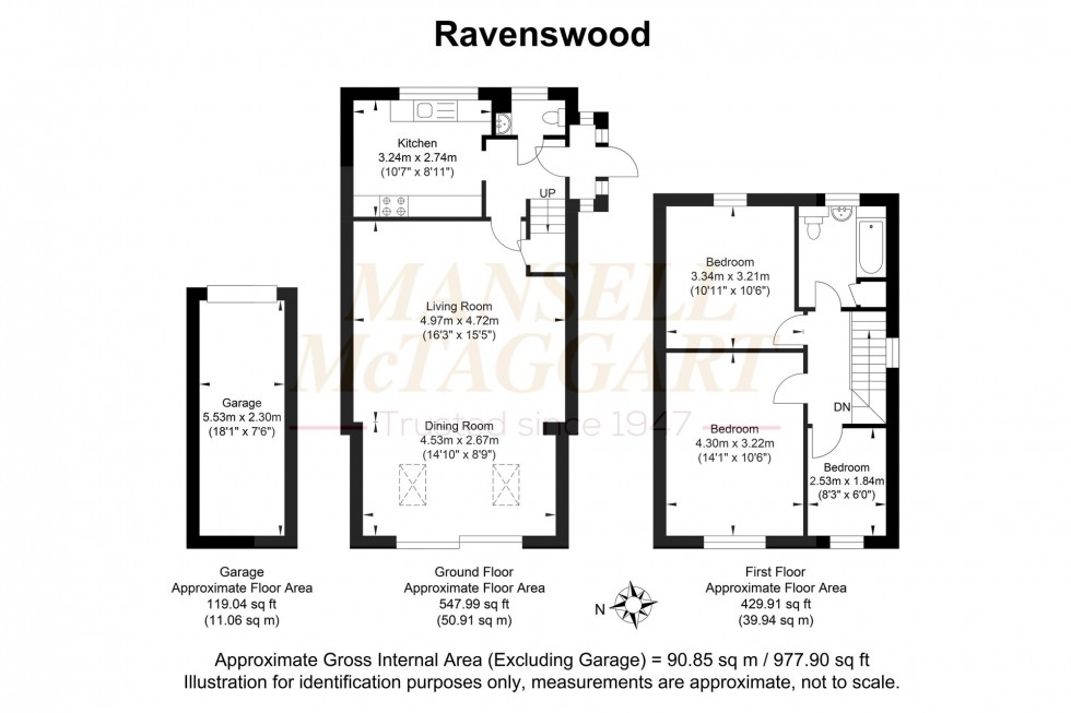 Floorplan for Ravenswood, Hassocks, BN6