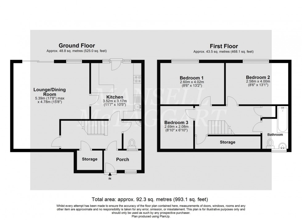 Floorplan for Hopkins Court, Crawley, RH11