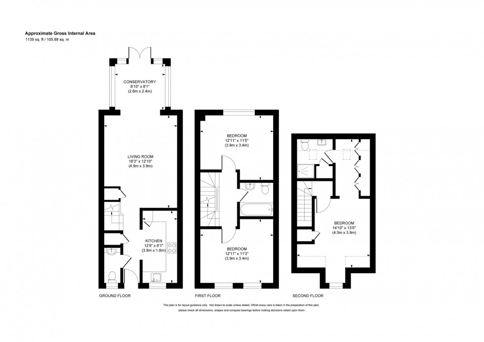 Floorplan for Colwell Gardens, Haywards Heath, RH16