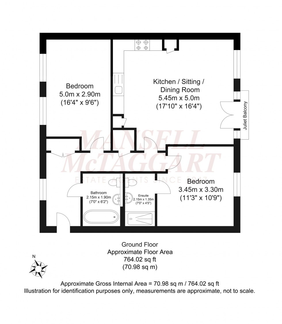 Floorplan for Capon Park, Faygate, RH12