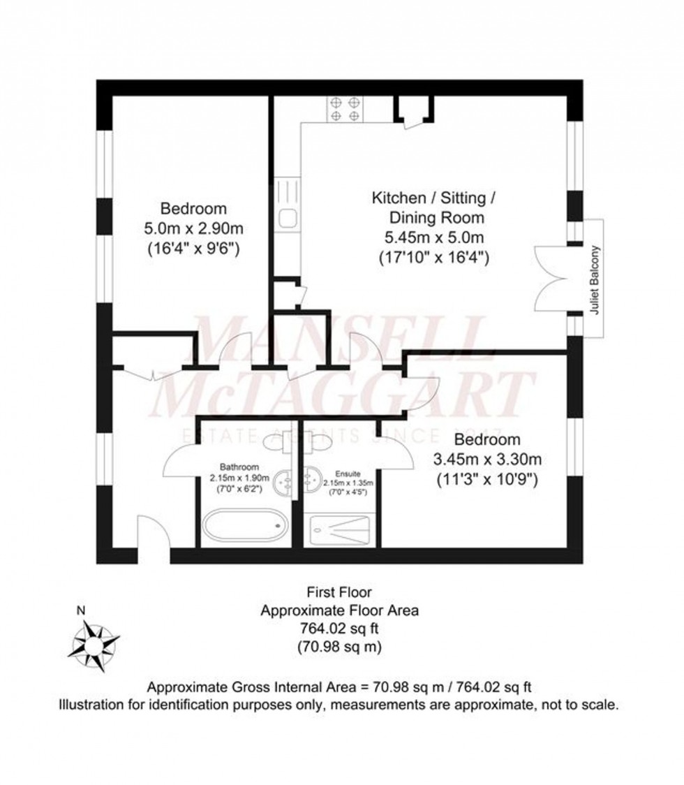 Floorplan for Capon Park, Faygate, RH12