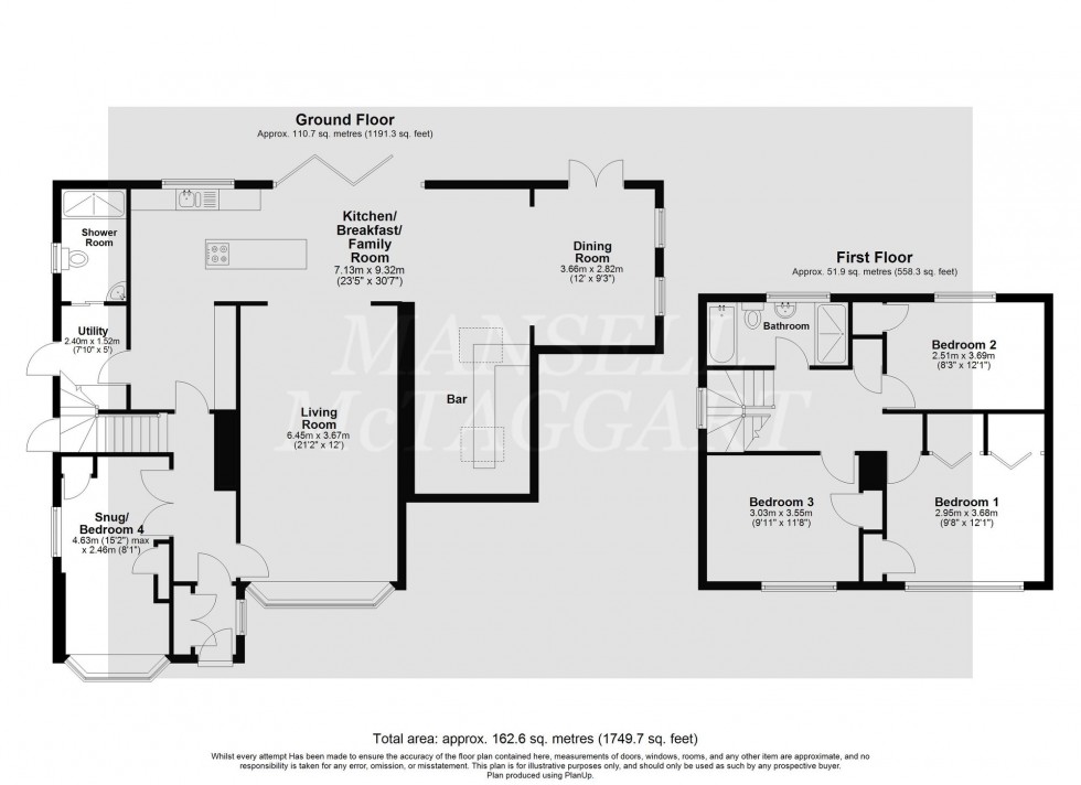 Floorplan for Rusper Road, Crawley, RH11