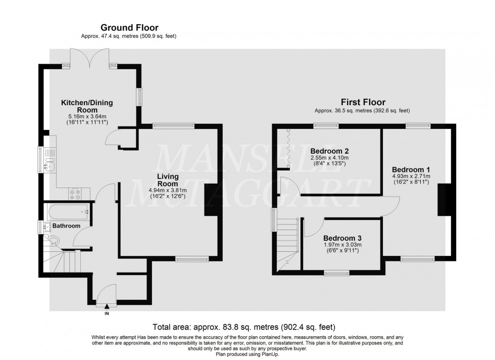 Floorplan for Priory Road, Forest Row, RH18