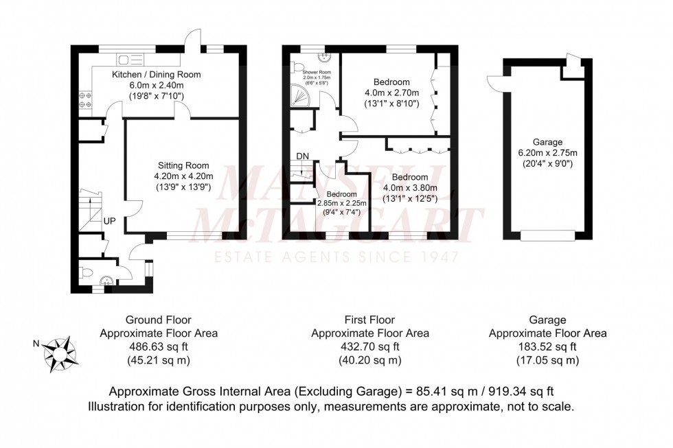 Floorplan for Beeding Close, Horsham, RH12