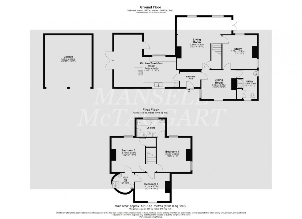 Floorplan for Wych Cross, Forest Row, RH18