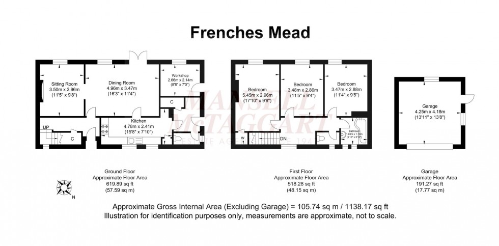 Floorplan for Frenches Mead, Billingshurst, RH14
