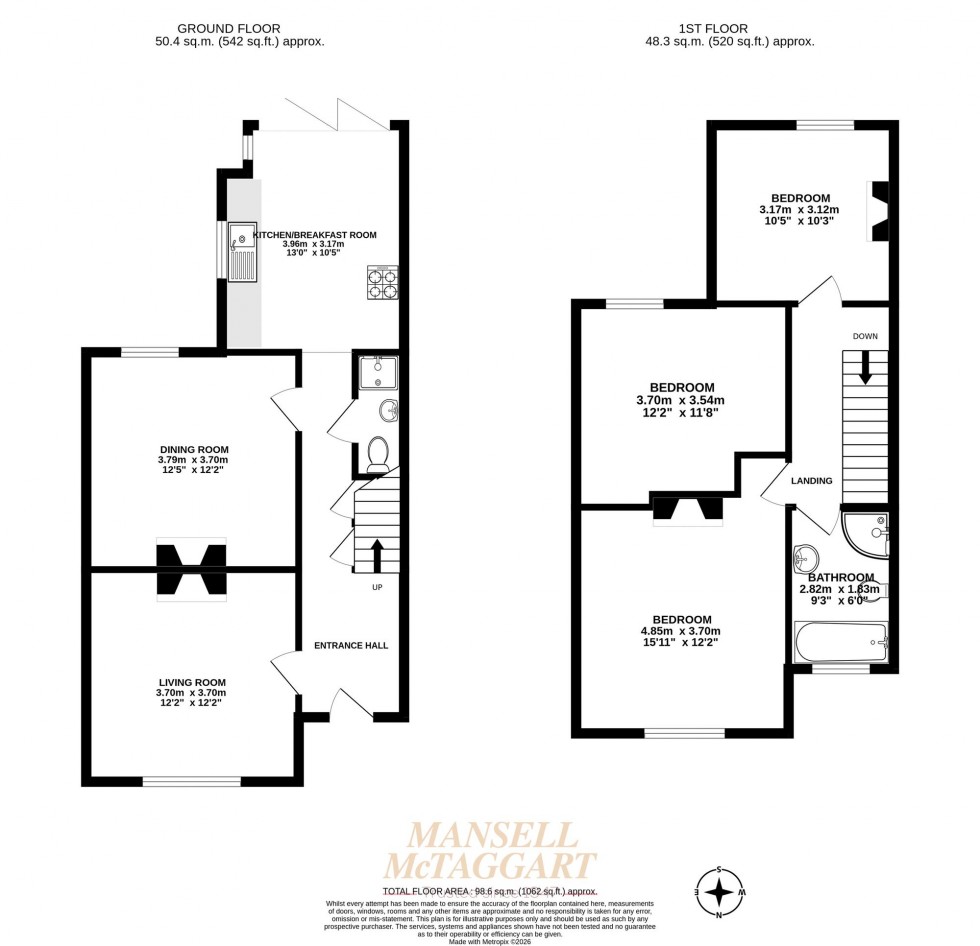 Floorplan for Springview Highgate Road, Forest Row, RH18