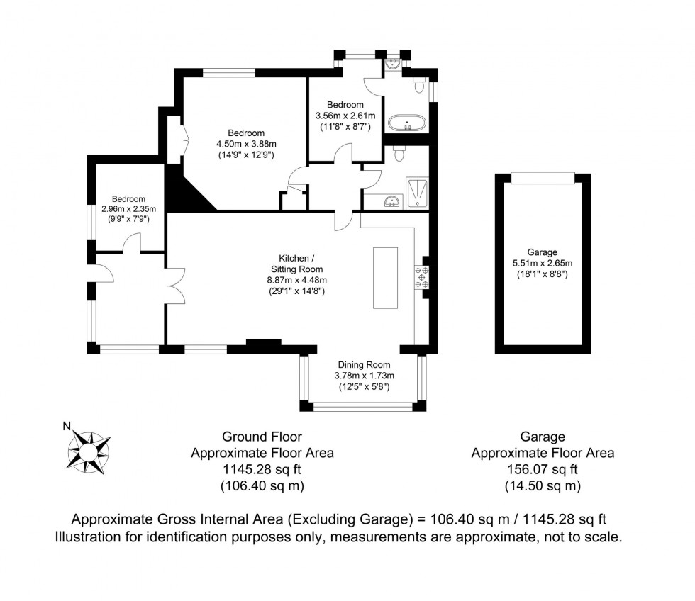Floorplan for Argos Hill, Rotherfield, TN6